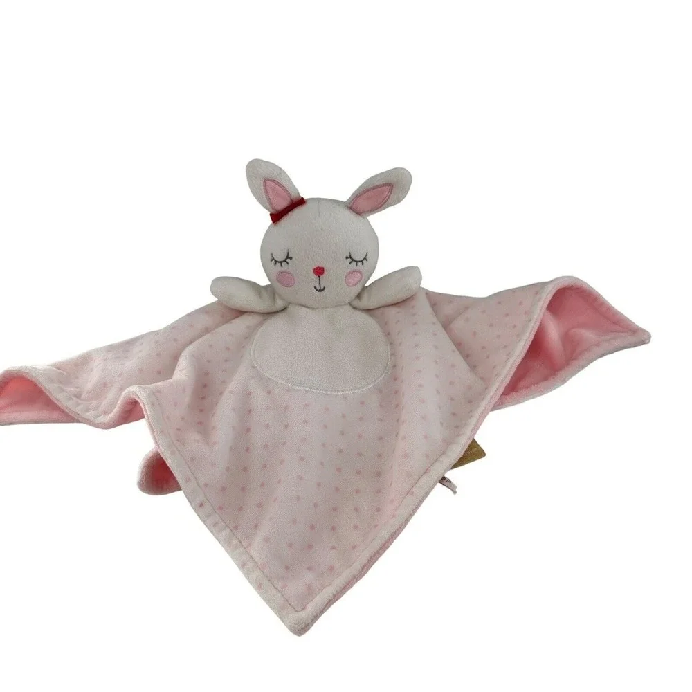 Target Limited Edition Pink‎ Bunny Lovey Security Blanket Baby Girl Gift Easter